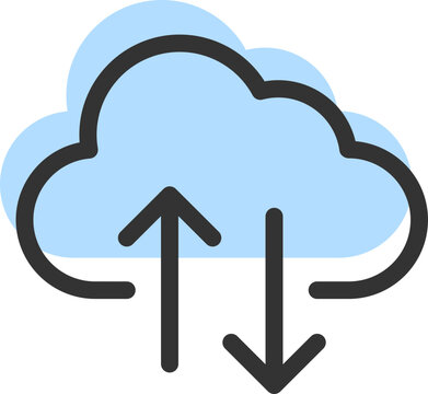 recommend clip art: Cloud Storage And Data Transfer Vector Icon. Computing Service And Network Related Line Icons. Database And Server, Cyber Security, Digital Transformation.