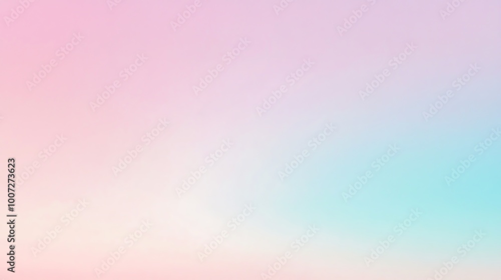 Aufkleber a soft and dreamy gradient background in shades of pink and blue. perfect for creating a delicate an