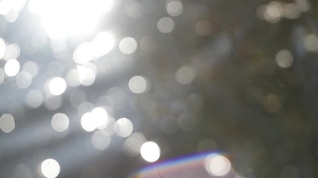 Efecto de lente.
Fondo abstracto desenfocado de luces en movimiento.