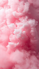 Fototapeta premium Fluffy Pink Cotton Candy Texture