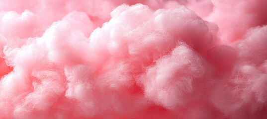 Fototapeta premium Seamless Cotton Candy Pink Pattern