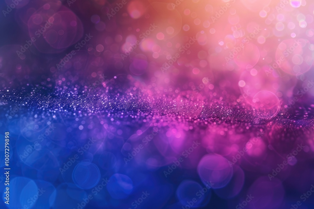 Poster blurry colorful gradient background with grain effect for design.