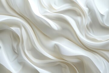 Fototapeta premium A detailed shot of white fabric, suitable for use in product design, textile research or as a decorative element