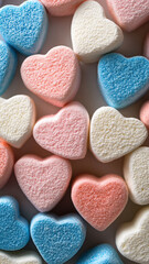 Obraz premium Pastel Marshmallow Candy Texture