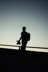 silhouette of a person