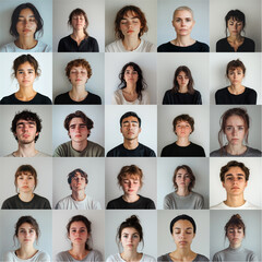 Sad Face Headshot Portraits