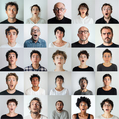 Scared Face Headshot Portraits