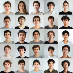 Upset Face Headshot Portraits