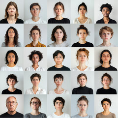 Upset Face Headshot Portraits