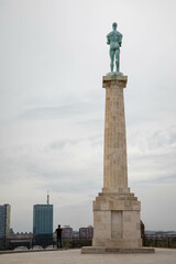 Pobednik sculpture in Belgrad, Serbia, built in 1928
