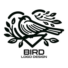 Bird Vector Logo Design 