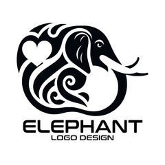 Elephant Vector Logo DesignVector Logo Design
