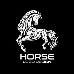 Horse Vector Logo Design