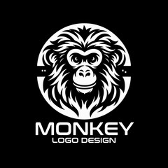 Monkey Vector Logo Design
