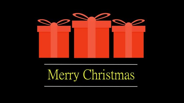 Christmas background animation with text Merry Christmas, Christmas background, Merry Christmas