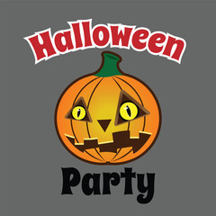 halloween party day design element and background template