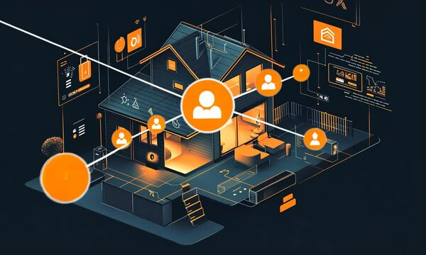 Smart Home with Connected Devices and Interfaces