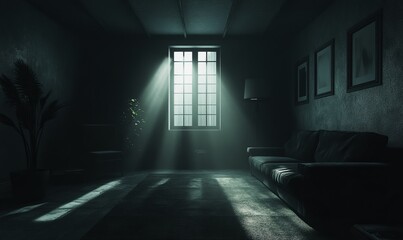 Dark and moody with rich shadows