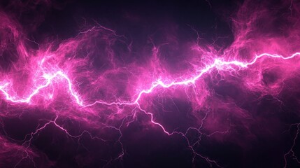 Fototapeta premium Pink Lightning Bolt Abstract