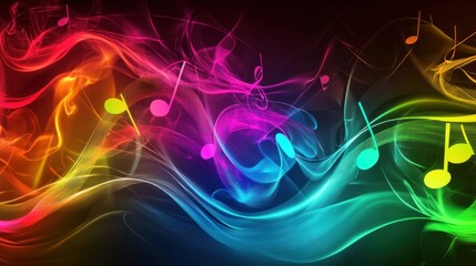 Obraz premium Abstract Musical Artwork