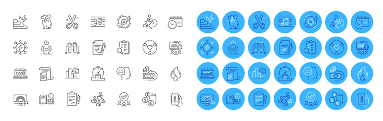 Cash back, Lgbt and Consumption growth line icons pack. Inspect, Decreasing graph, Good mood web icon. Green energy, Approved agreement, Musical note pictogram. Support, Clipboard, Teamwork. Vector