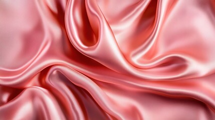 Obraz premium Elegant Pink Satin Fabric Texture Background