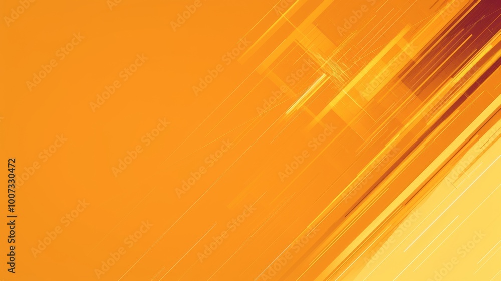 Poster a burnt orange autumn background design featuring lines and angles, creating a warm and inviting atm