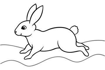 High Quality Bunny Rabbit Vector Illustration for Creative Projects
