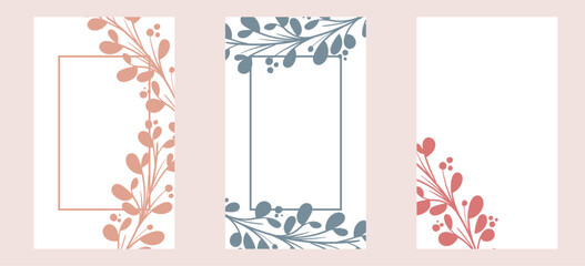Abstract creative art templates. Suitable for post in social networks, posters, flyers, banners, brochures, email headers, advertisings, events and page covers, backgrounds.