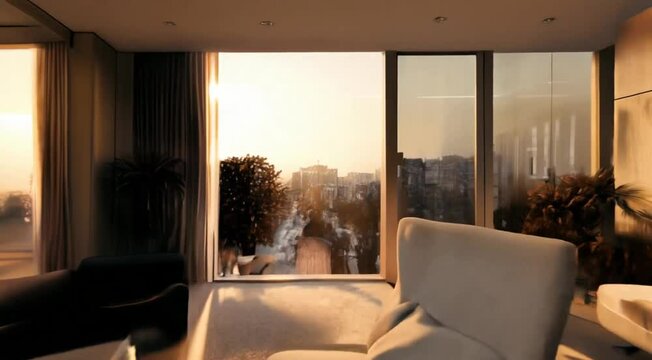 drone em um apartamento