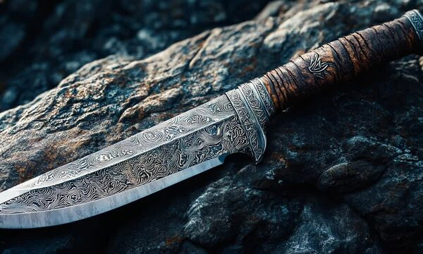 Traditional viking dagger