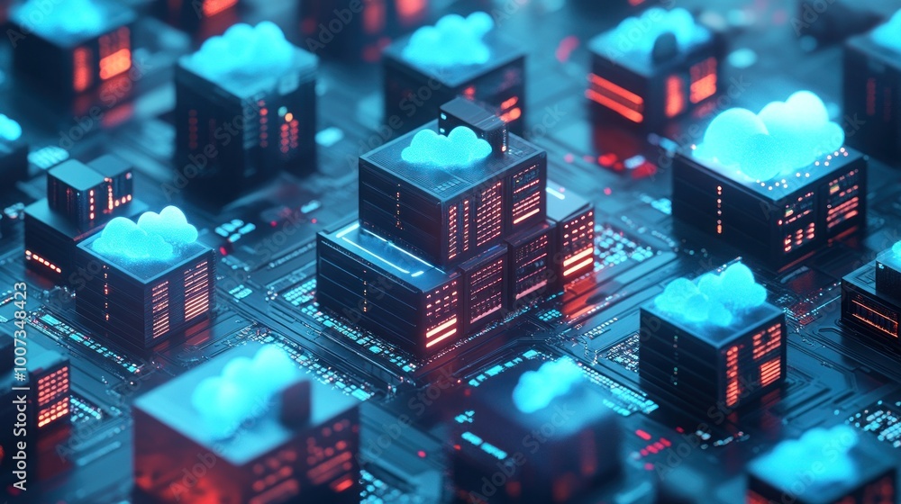Poster cloud computing data center