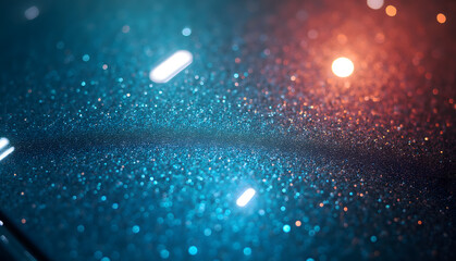 Glossy metallic car paint texture with vibrant reflections and luxurious tempera finish
