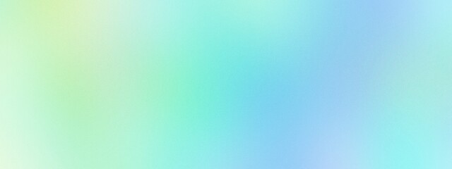 Blurred pastel gradient of green and blue with light noise effect