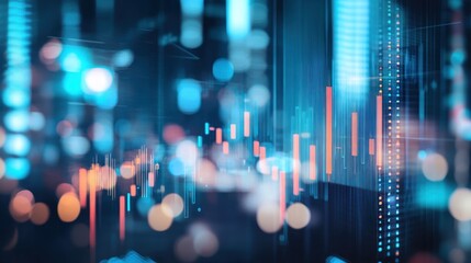 Fototapeta premium Financial Data Visualization
