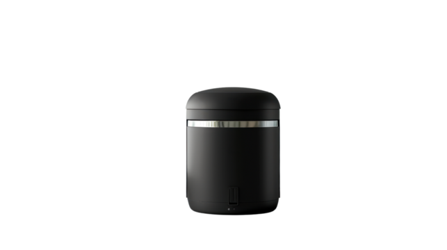 Air purifier on white background