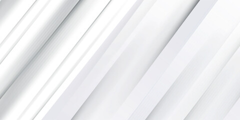 Obraz premium Abstract elegant white background with golden diagonal line. Luxury template design. Minimal clean background.