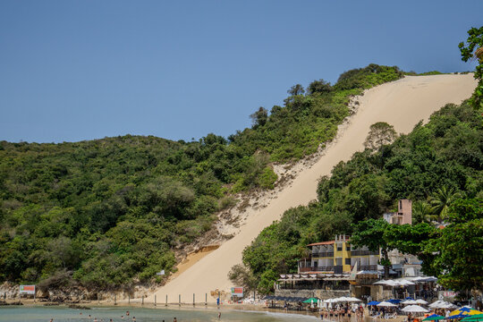 &lsquo;Morro do Careca&rsquo; on the beach of Ponta Negra, Natal, Brazil.