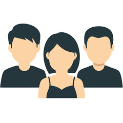 Fototapeta premium Diverse Team Concept Illustration People Group Collaboration Vector Art