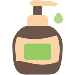 Obraz premium Abstract Vector Soap Dispenser for Hygiene and Skincare Designs