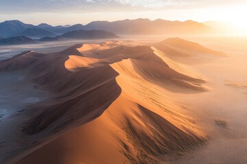 Fototapeta premium NamibRand Nature Reserve, Namibia: sunrise