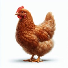 Fototapeta premium chicken isolated on white