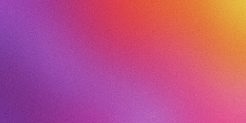 Grainy gradient multicolored background. Noise texture. abstract multicolored gradient. background design. colorful background with space for design. banner