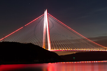 Yavuz Sultan Selim Bridge in Istanbul, Turkiye
