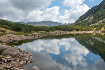 Landscape of The Stinky Lake (Smradlivoto Lake), Rila mountain, Bulgaria