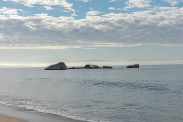 Shipwreck on the Beach