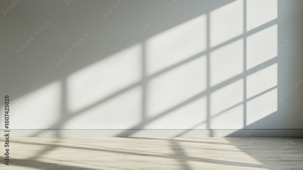 Poster a large window in a room is letting in a lot of light, creating a bright