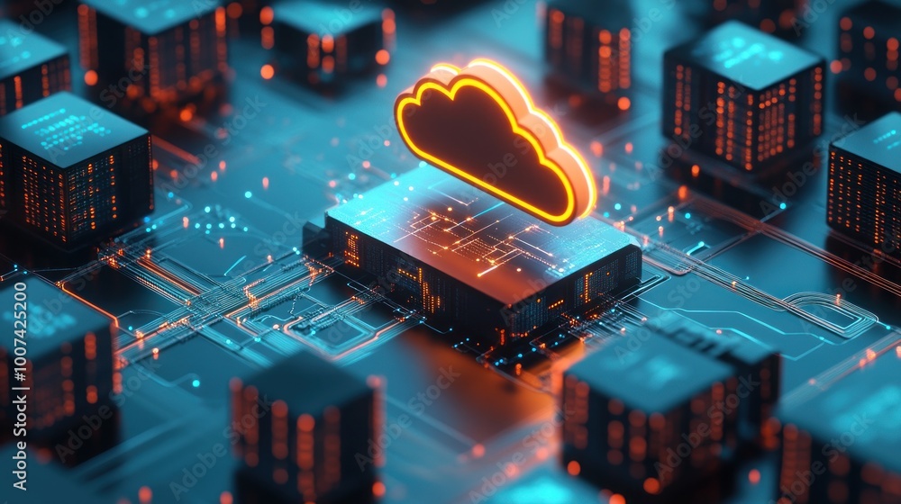 Poster cloud computing, server and network