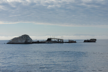 Shipwreck on the Beach