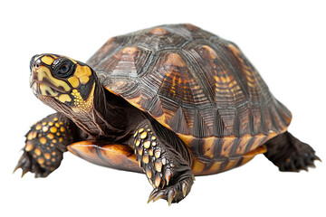 Obraz premium Close-up of a Turtle with a Beautiful Shell